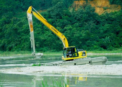两栖挖掘机悬浮轨迹湿地Eddy泵